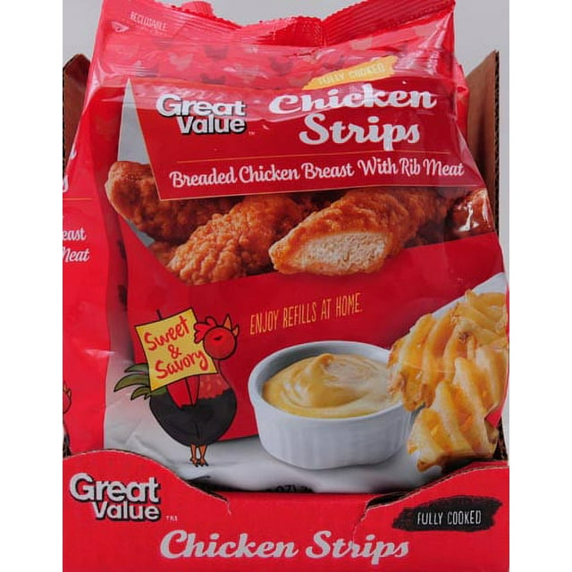 Great Value Breaded Chicken Strips