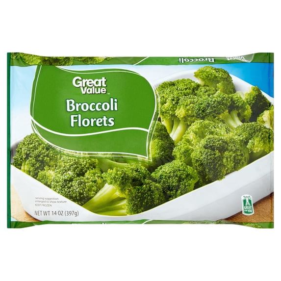 Great Value Broccoli Florets, 14 oz