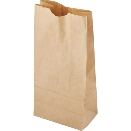 Great Value Brown Lunch Bags, 50ct