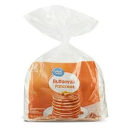 Great Value Buttermilk Pancakes, 33 oz, 24 Count (Frozen)