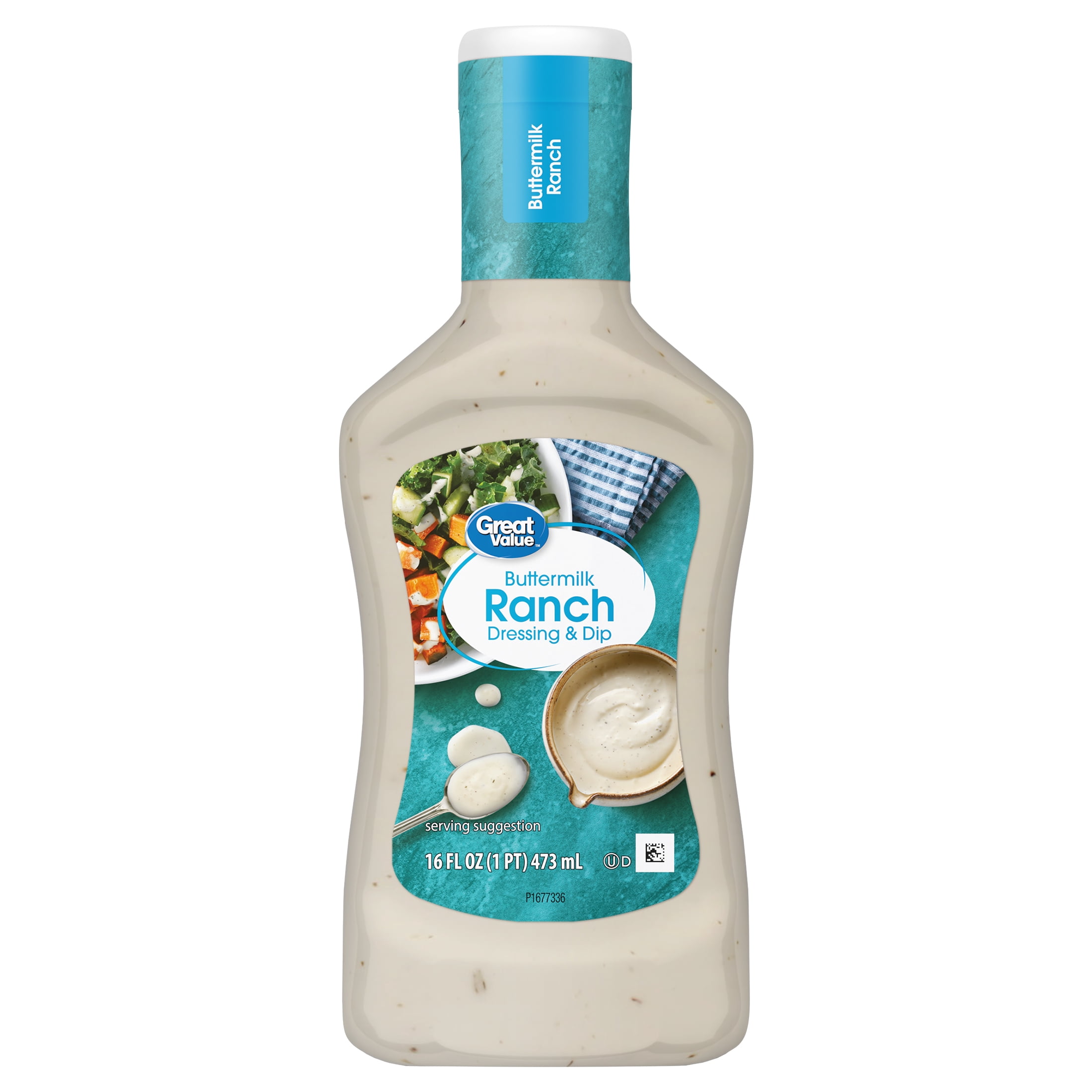 Great Value Buttermilk Ranch Dressing & Dip, 16 oz