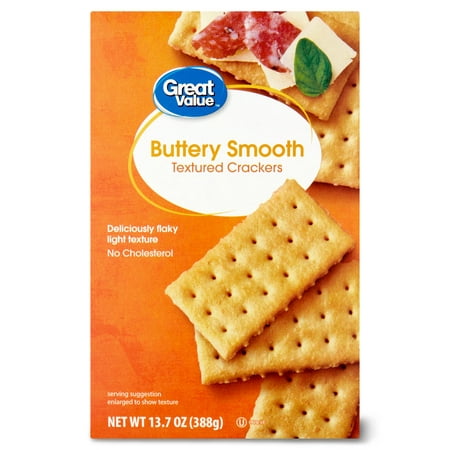 Great Value Buttery Smooth Club Crackers, 13.7 oz