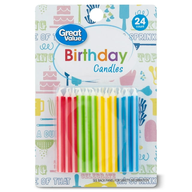 Great Value Candles, 24 Count