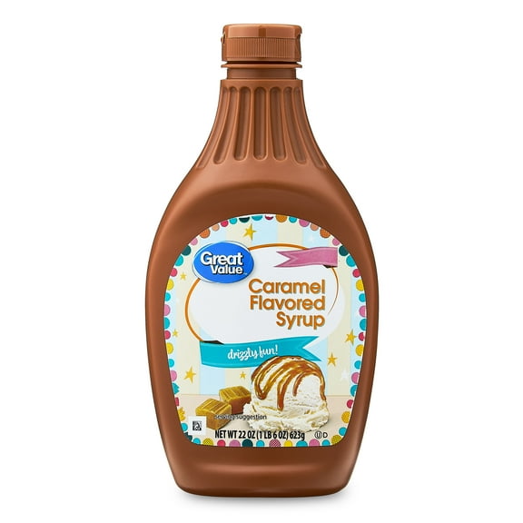 Great Value Caramel Syrup, 22 oz