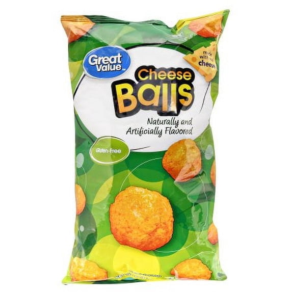 Great Value Cheese Balls, 8 oz
