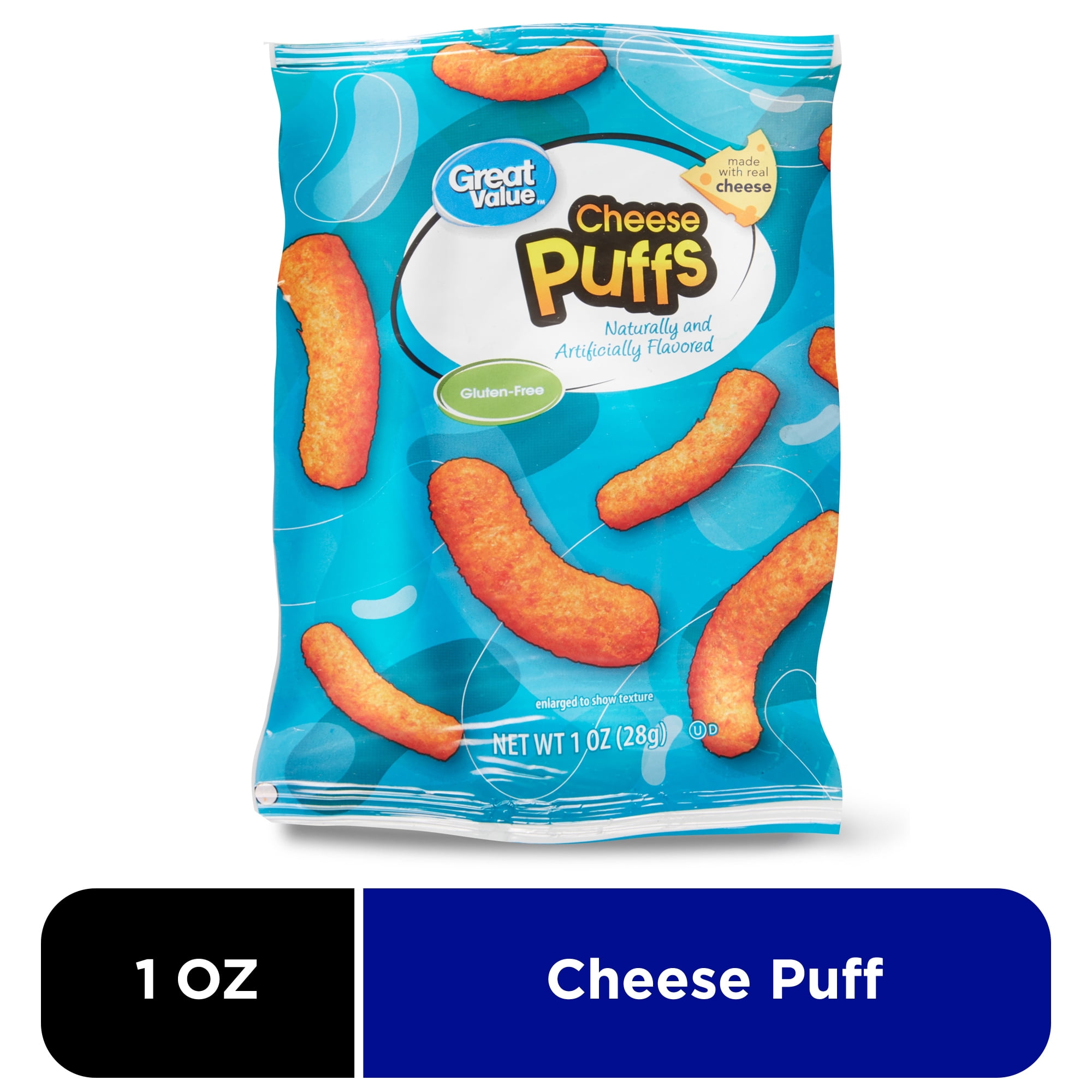 Great Value Cheese Puffs, 1 oz