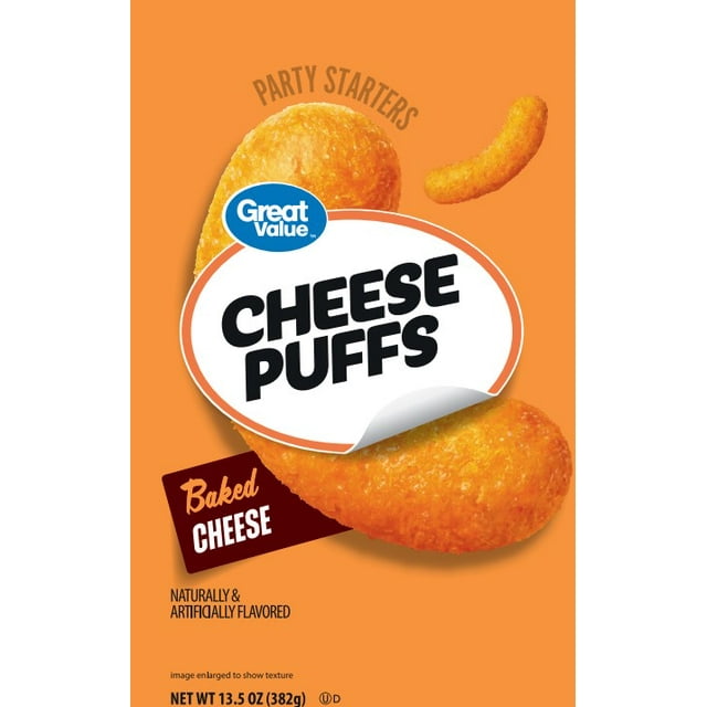 Great Value Cheese Puffs, 13.5 oz