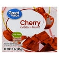 thumbnail image 1 of Great Value Cherry Gelatin Dessert, 3 oz, 1 of 8