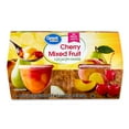 thumbnail image 1 of Great Value Cherry Mixed Fruit, 4 oz, 4 Count, 1 of 8
