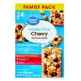 thumbnail image 1 of Great Value Chewy Granola Bars Variety Pack, Family Pack, 0.84 oz, 24 Count, 1 of 10