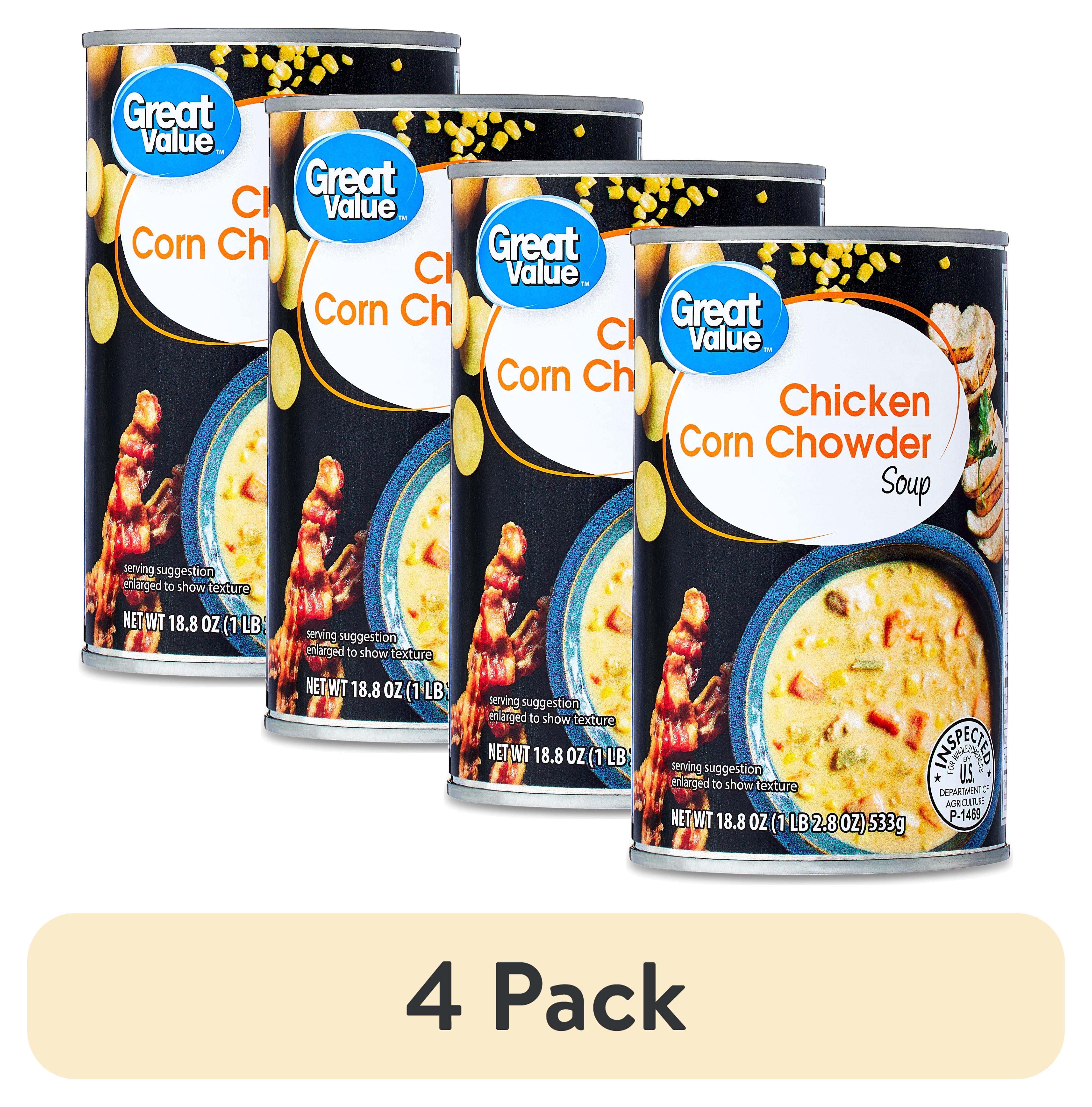 Great Value Chicken Corn Chowder for Breakroom Meals - Walmart Business ...