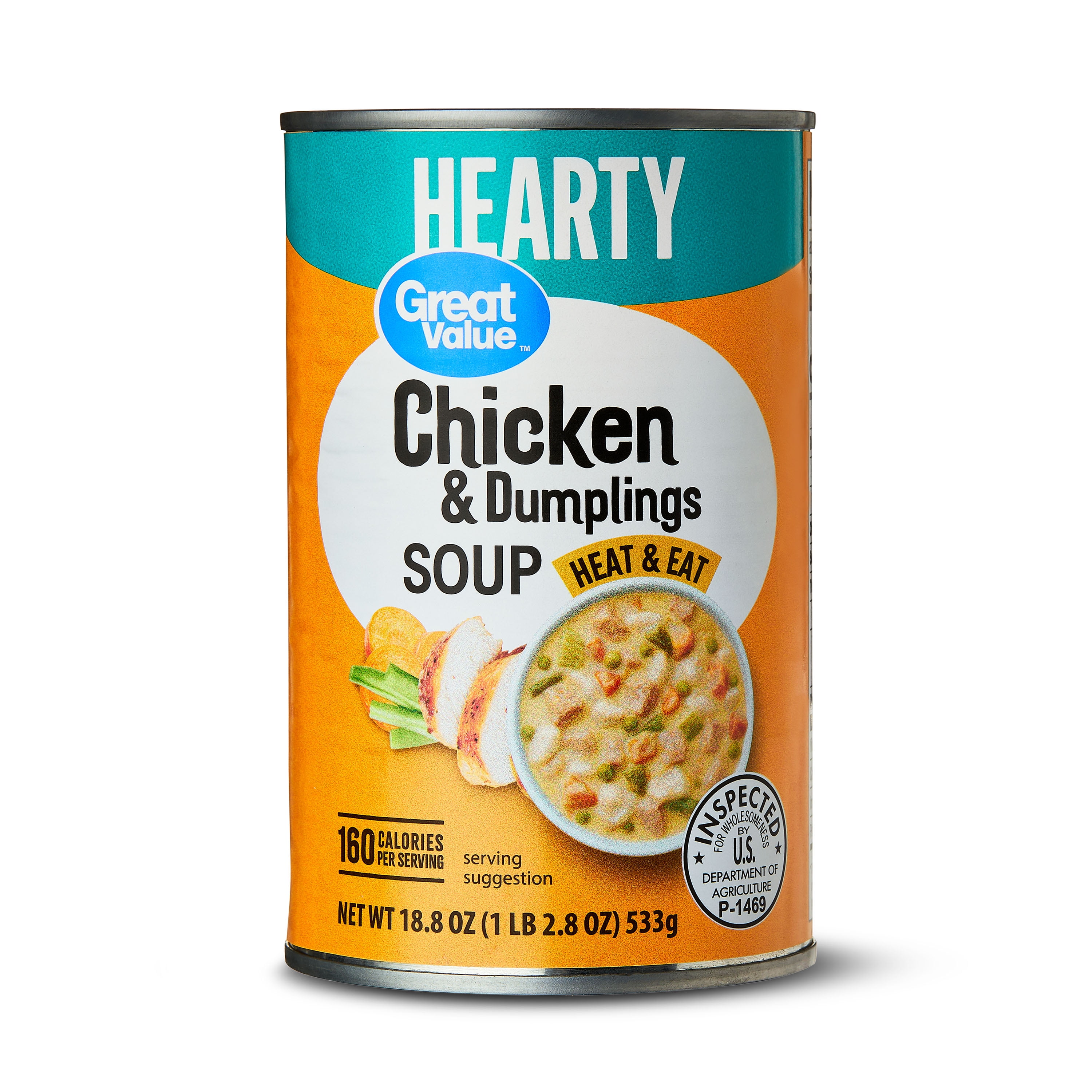 Great Value Chicken & Dumpling Soup, 18.8 oz