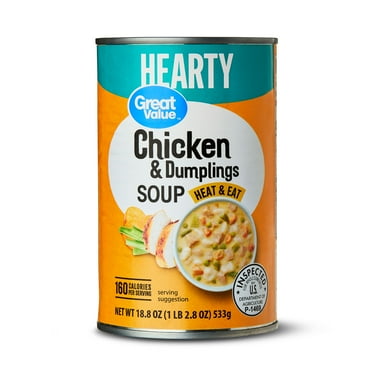 Great Value Chicken & Dumpling Soup, 18.8 oz