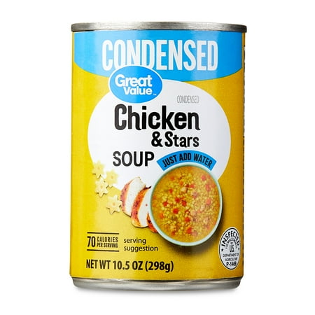 Great Value Chicken and Stars Condensed Soup, 10.5 oz