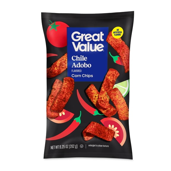 Great Value Chile Adobo Corn Chips, 9.25 oz