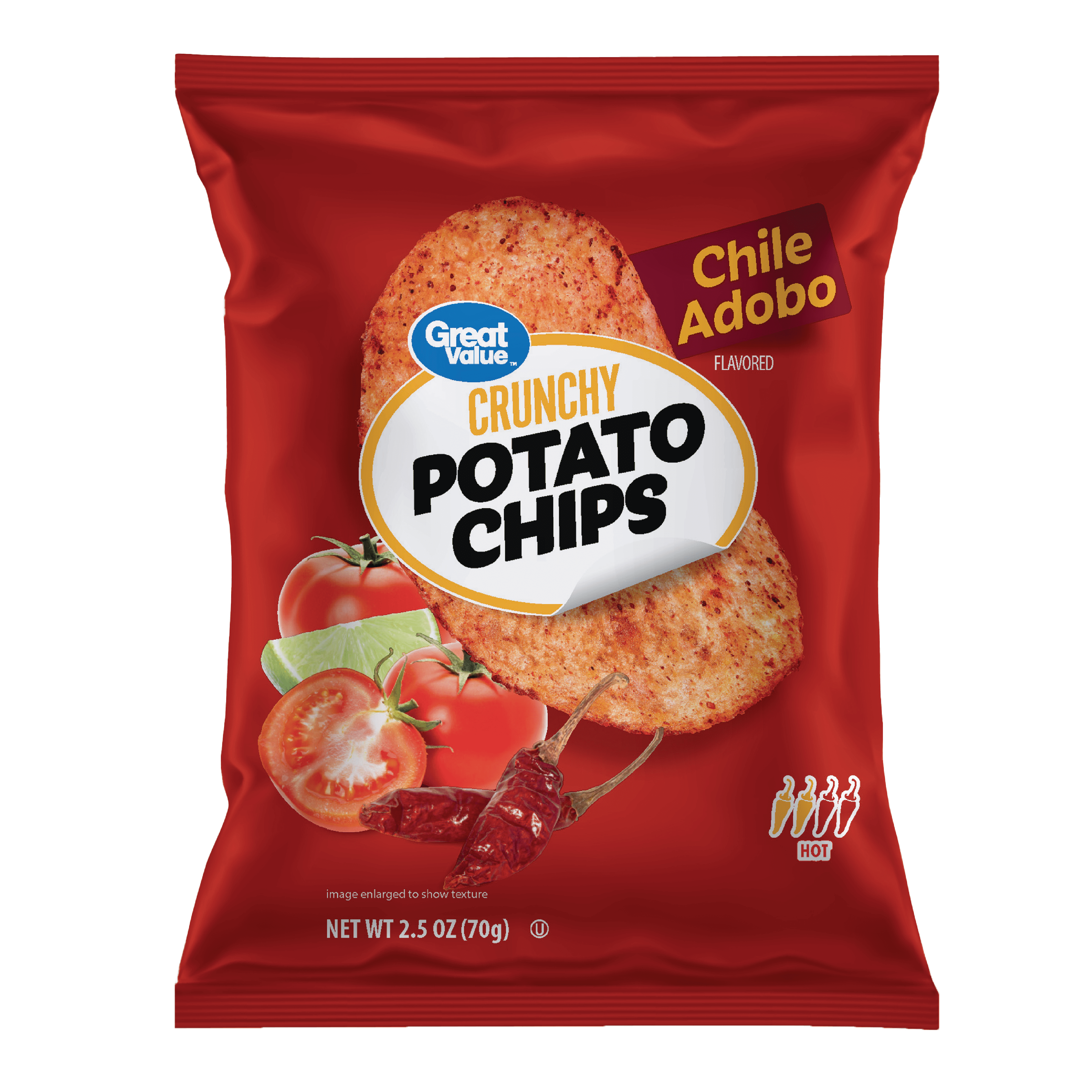 Great Value Chile Adobo Potato Chips 2.5oz - Walmart.com