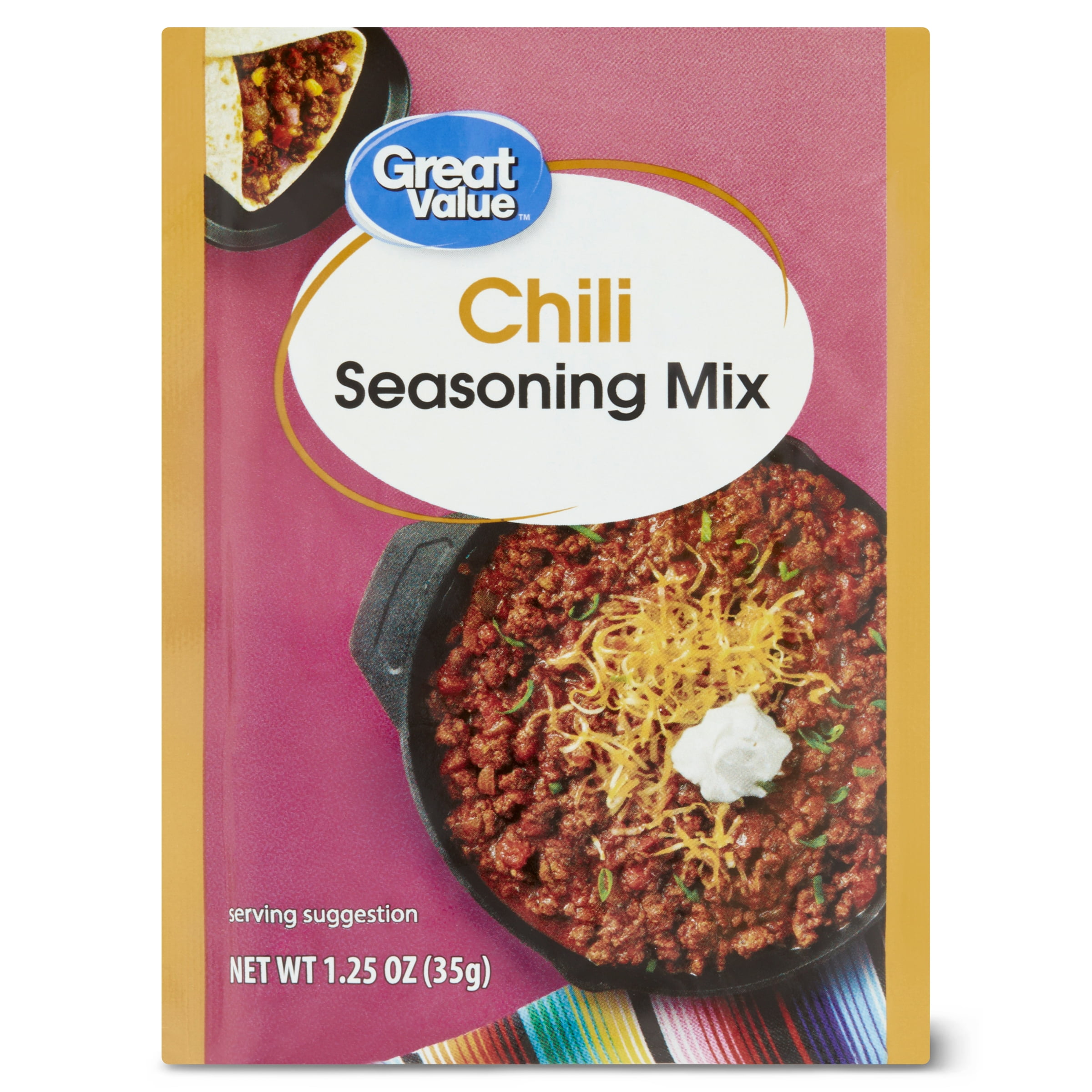 McCormick Gluten-Free Chili Seasoning Mix, 1 oz (Pack of 6)
