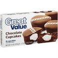 thumbnail image 1 of Great Value Chocolate Cupcakes, 14 oz, 8 Count, 1 of 5