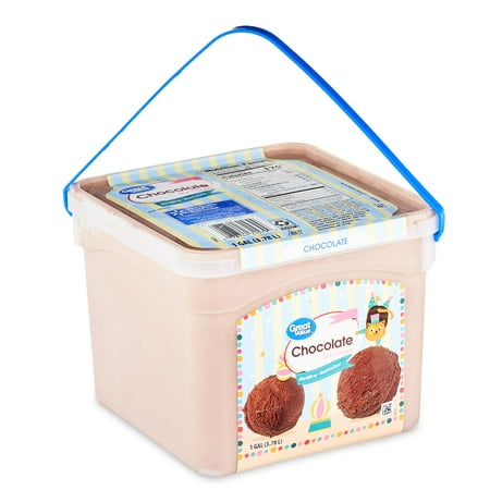 product image of Great Value Chocolate Ice Cream, 128 fl oz
