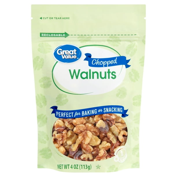 Great Value Chopped Walnuts, 4 oz - Walmart.com