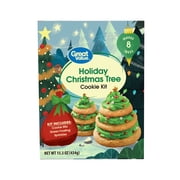 Great Value Holiday Christmas Tree Sugar Cookie Kit, 15.3 oz