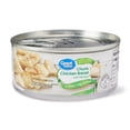 thumbnail image 1 of Great Value Chunk Chicken Breast with Rib Meat in Water, 5 oz Can, 1 of 8