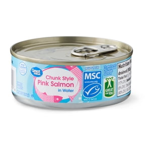 Great Value Chunk Style Pink Salmon Skinless Boneless, 5 oz