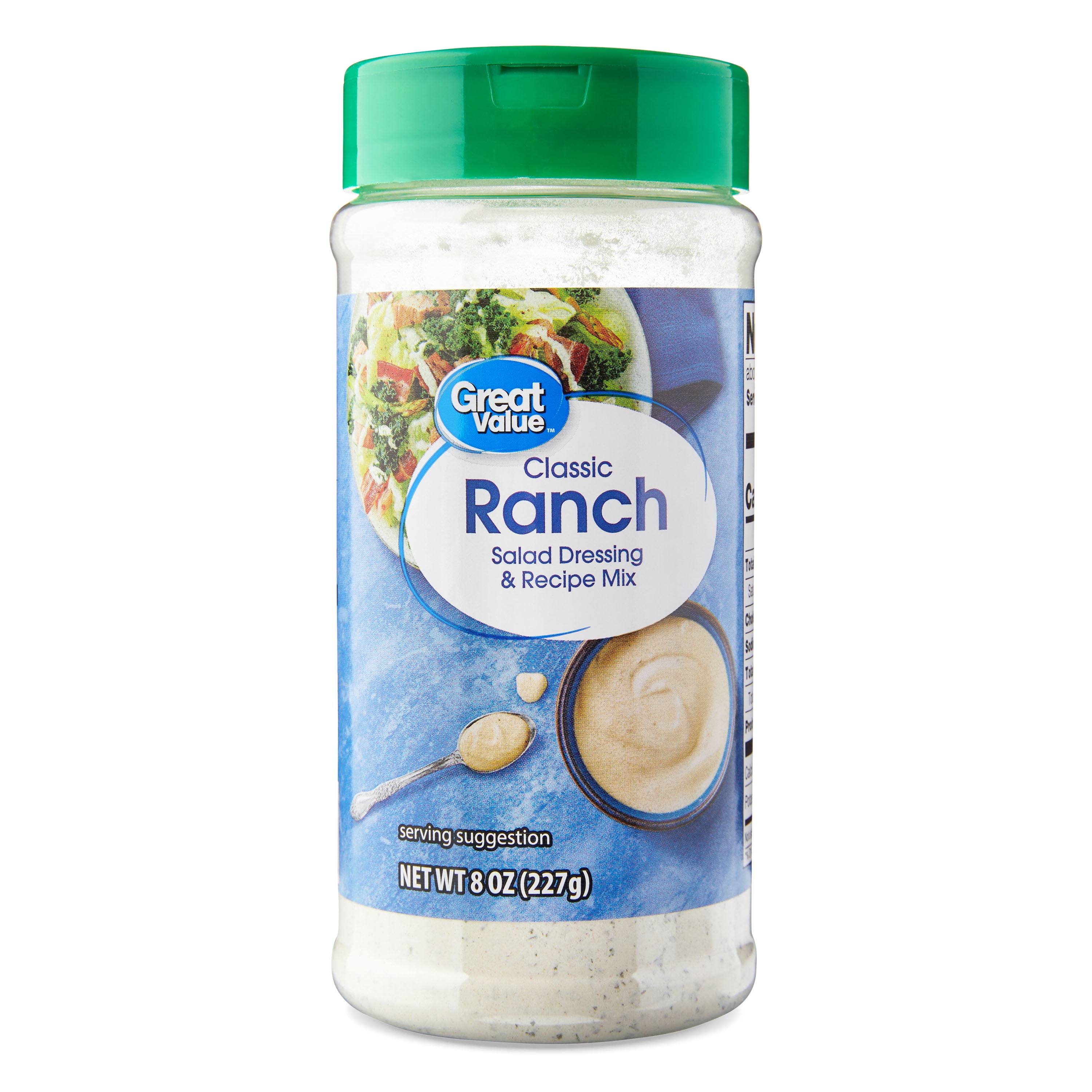 Great Value Classic Ranch Salad Dressing Cannister, 8 oz