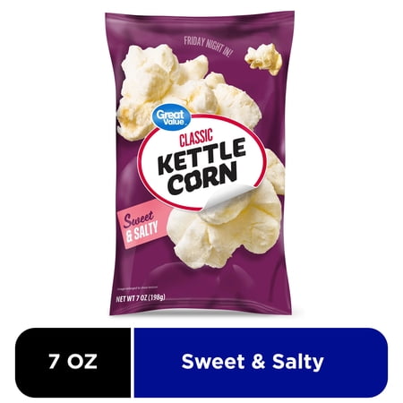 Great Value Classic Sweet and Salty Kettle Corn, 7 oz