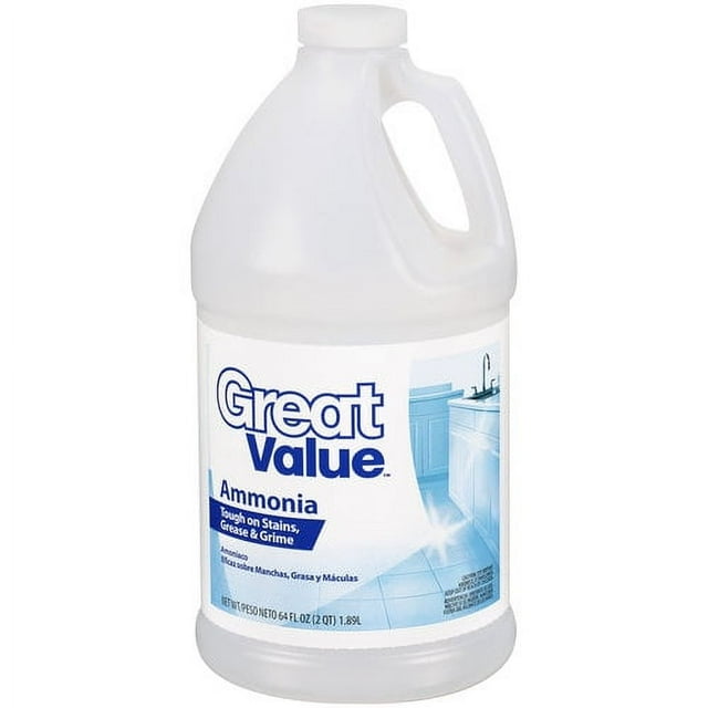 Great Value Clear Ammonia All Purpose Cleaner, 64 Fl. Oz.