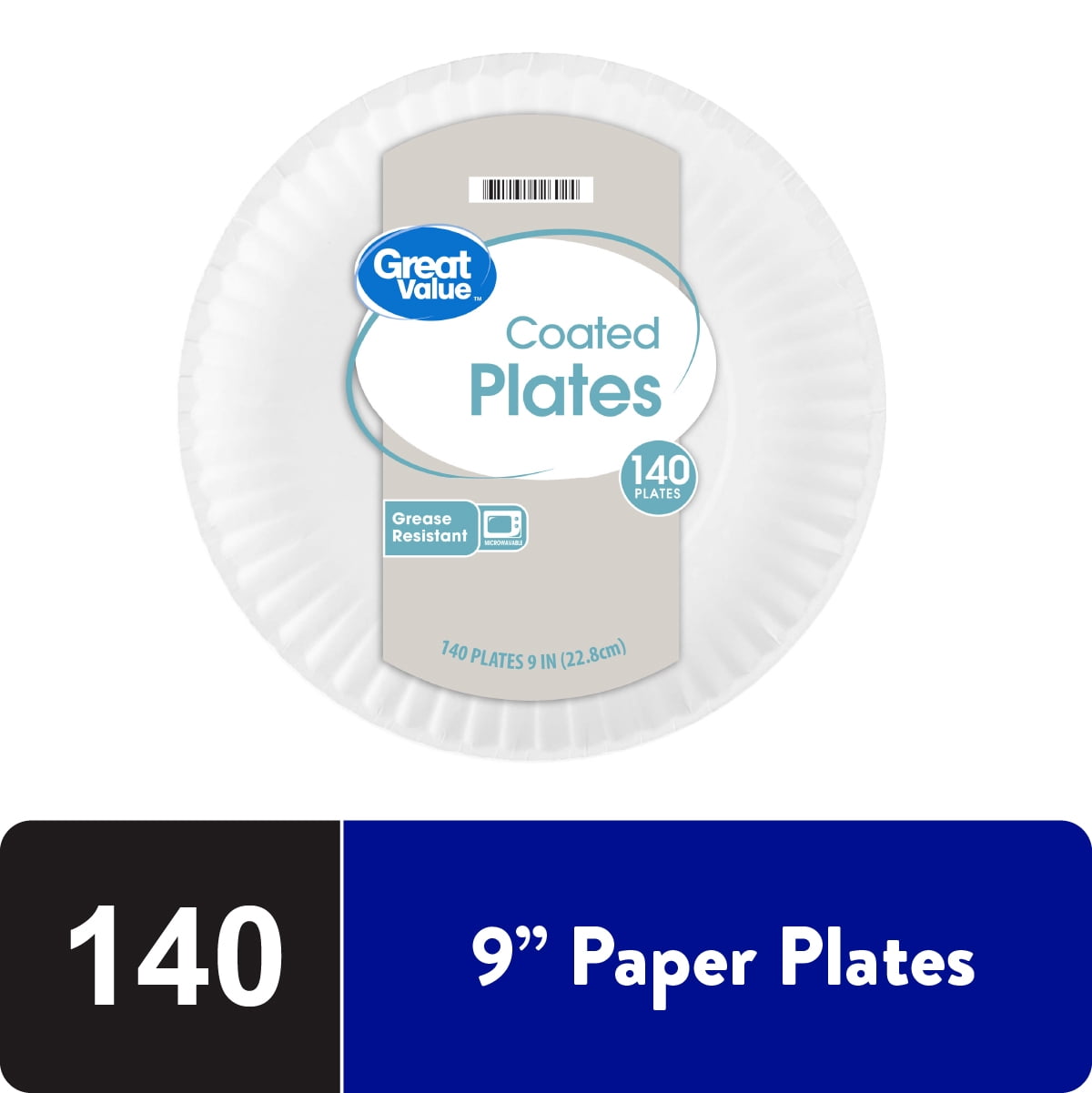 JOLLY CHEF 8.37 inch Paper Plates 140 Count Soak Proof, Cut Proof,  Microwave Safe Heavy Duty Printed Disposable Plate for Everyday Use - Yahoo  Shopping