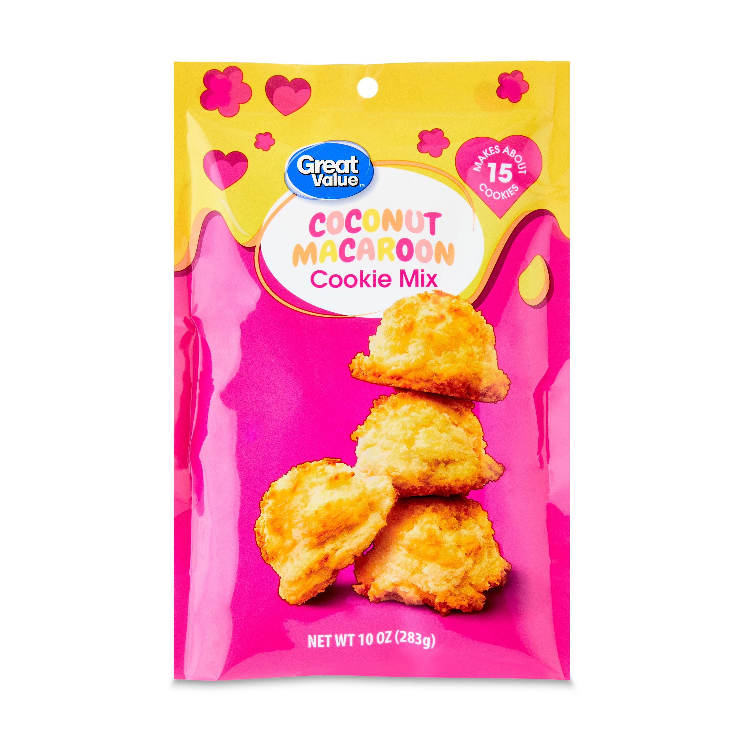 Great Value Coconut Macaroon Cookie Mix, 10oz - Walmart.com