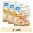 (3 pack) Great Value Complete Pancake & Waffle Mix, Buttermilk, 32 oz