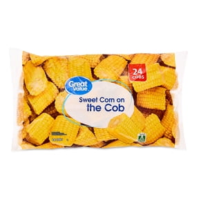 Great Value Corn on The Cob, 24 Count (Frozen)