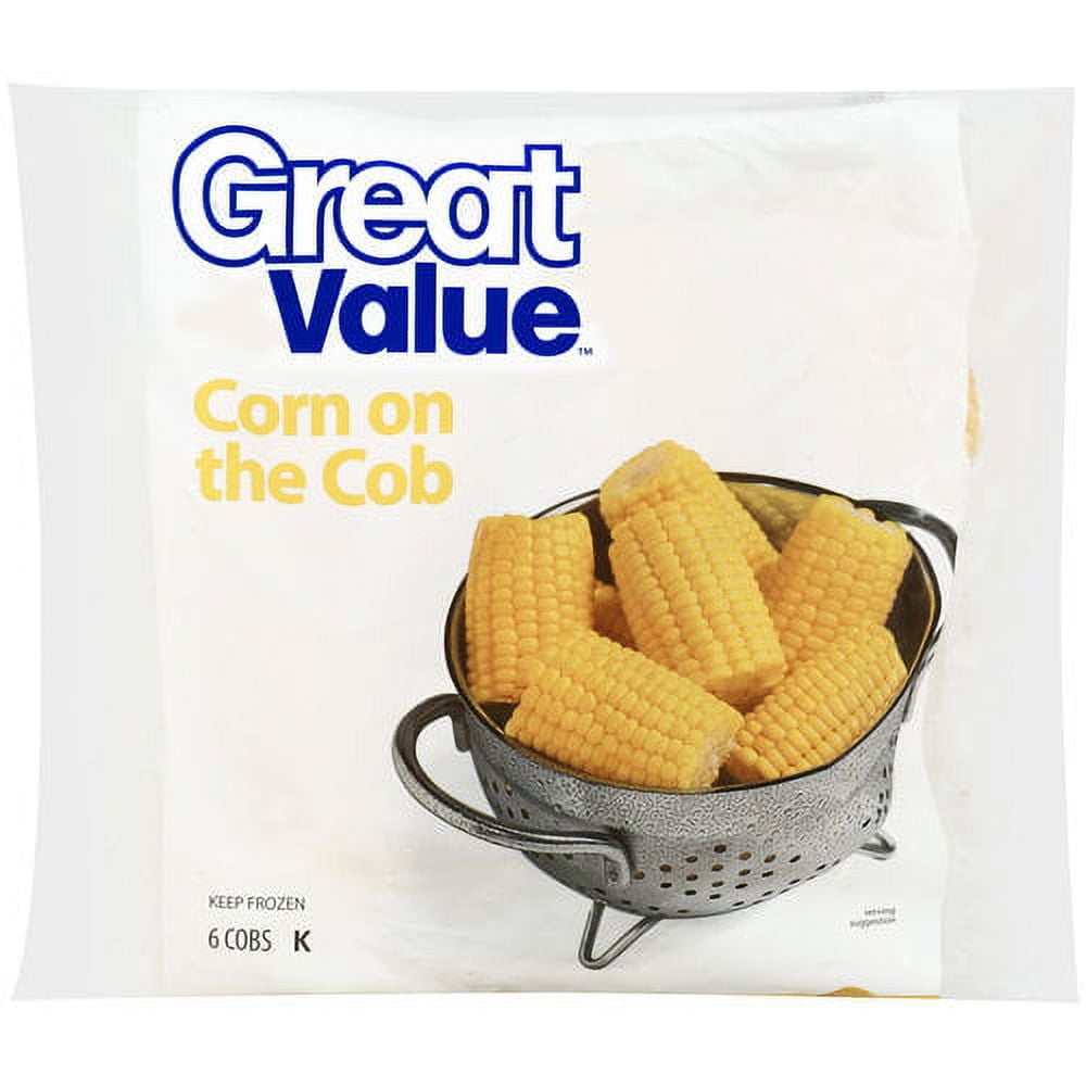 Great Value Corn on the Cob, 6 Count