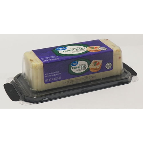 Great Value Cracker Cuts Sliced Pepper Jack Cheese, 10 oz
