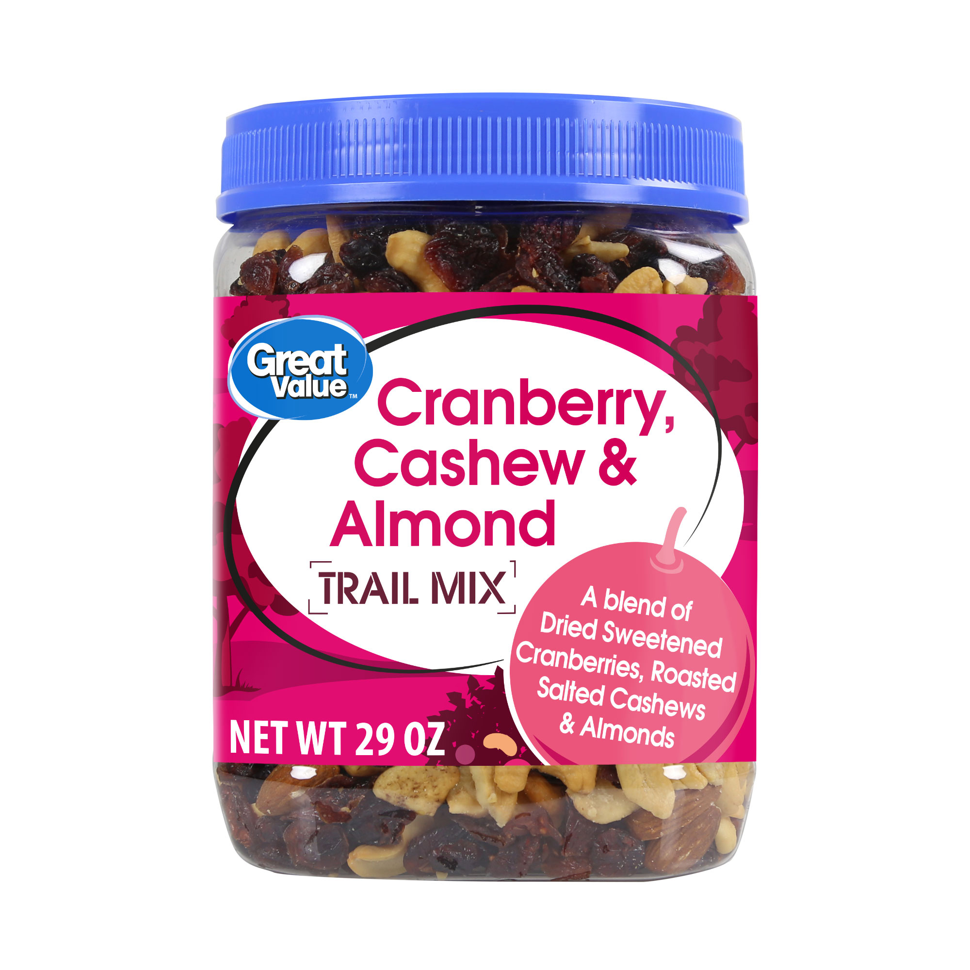 Great Value Cranberry, Cashew & Almond Trail Mix, 29 oz - image 1 of 6