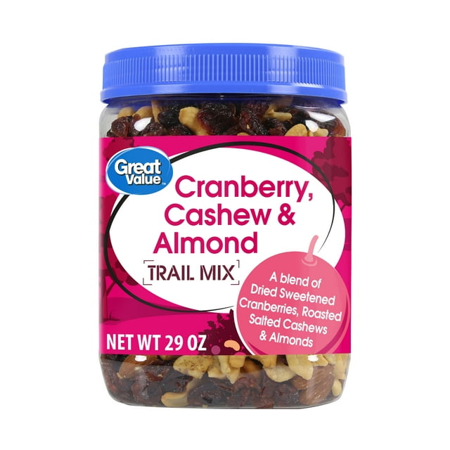 Great Value Cranberry, Cashew & Almond Trail Mix, 29 oz