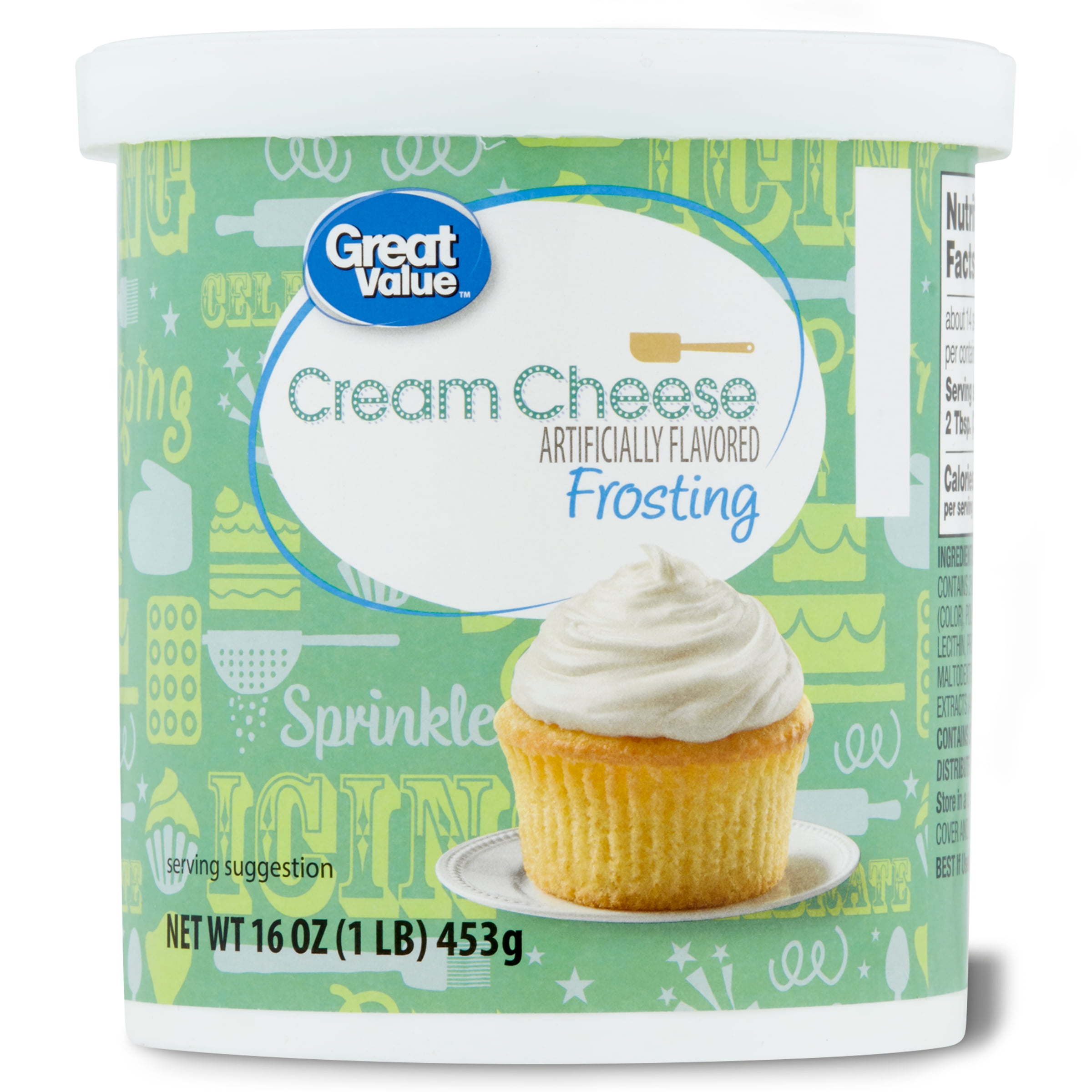 Great Value Cream Cheese Frosting 16 oz Tub