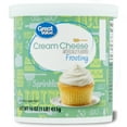 thumbnail image 1 of Great Value Cream Cheese Frosting, White, 16 oz Tub, 1 of 9