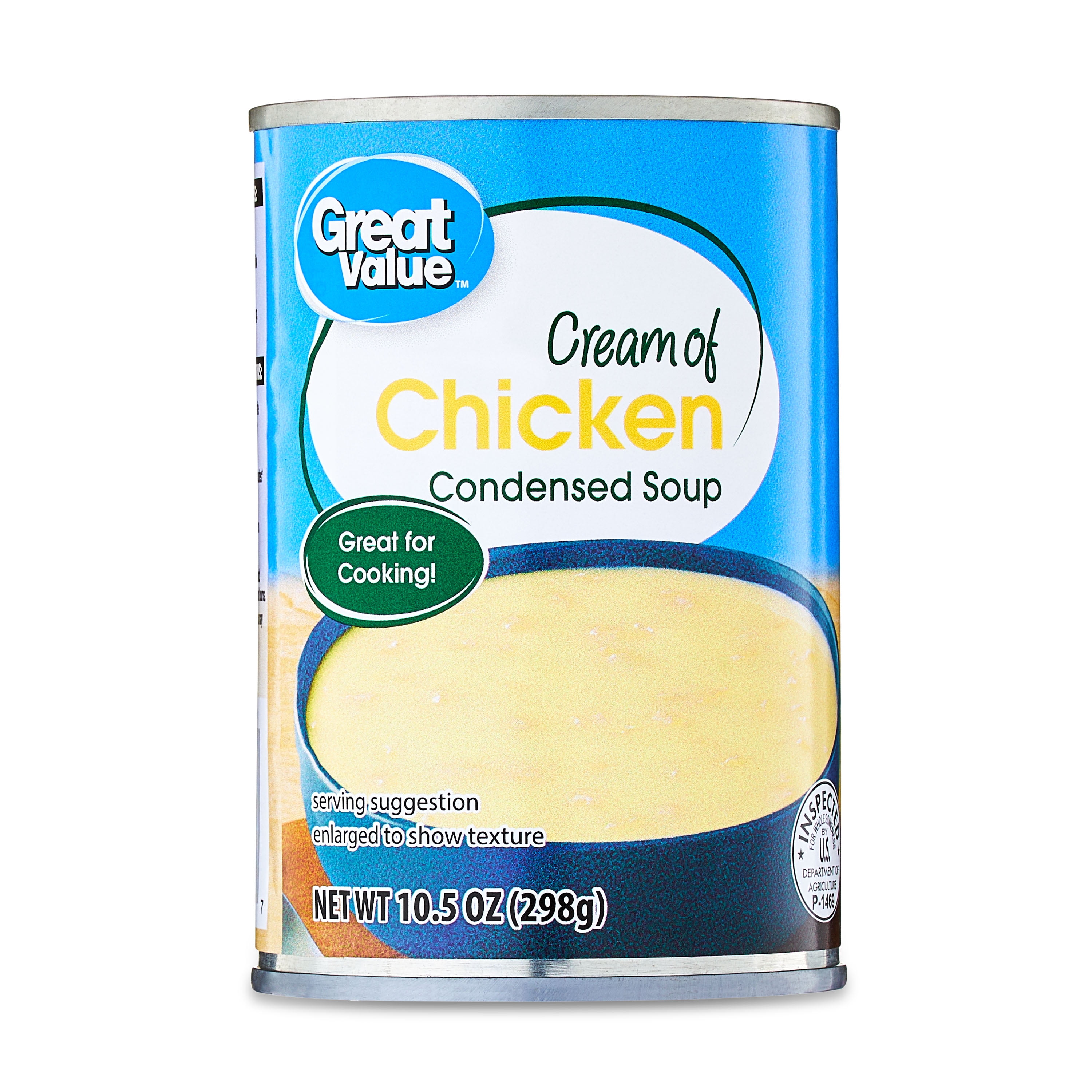 (4 pack) Great Value Cream Of Chicken Condensed Soup, 10.5 oz