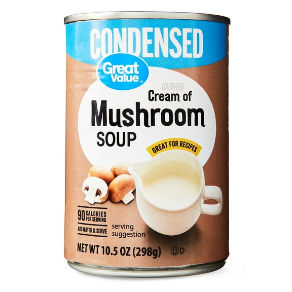 Great Value Cream of Mushroom Condensed Soup, 10.5 oz