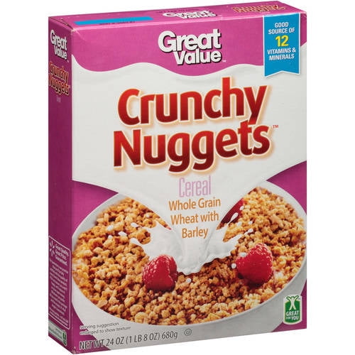 GREAT VALUE, CRUNCHY NUGGETS CEREAL