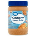 thumbnail image 1 of Great Value Crunchy Peanut Butter, 18 oz, 1 of 7