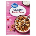 thumbnail image 1 of Great Value Crunchy Raisin Bran Breakfast Cereal, 18.2 oz, 1 of 7