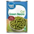thumbnail image 1 of Great Value Cut Green Beans, Canned Green Beans, 14.5 oz Can, 1 of 8
