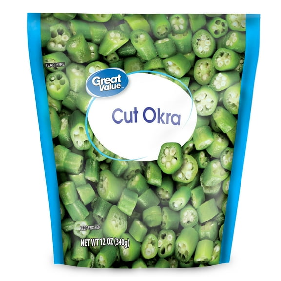 Great Value Cut Okra, 12 oz (Frozen)