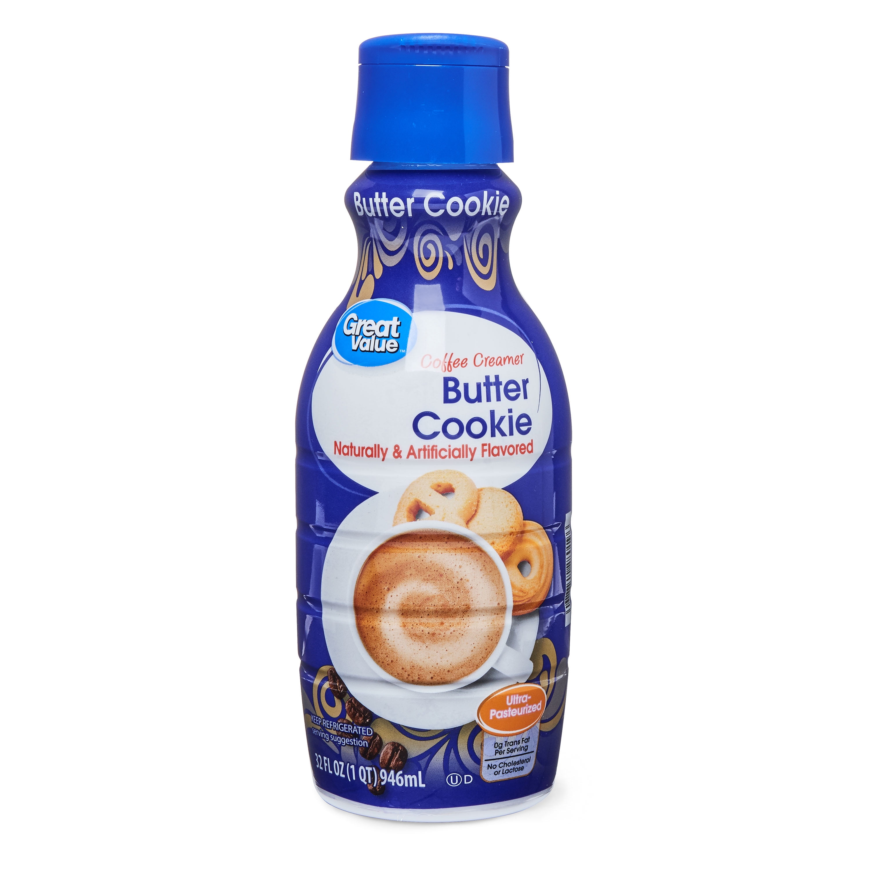 Great Value Danish Butter Cookie Coffee Creamer, 32 fl oz