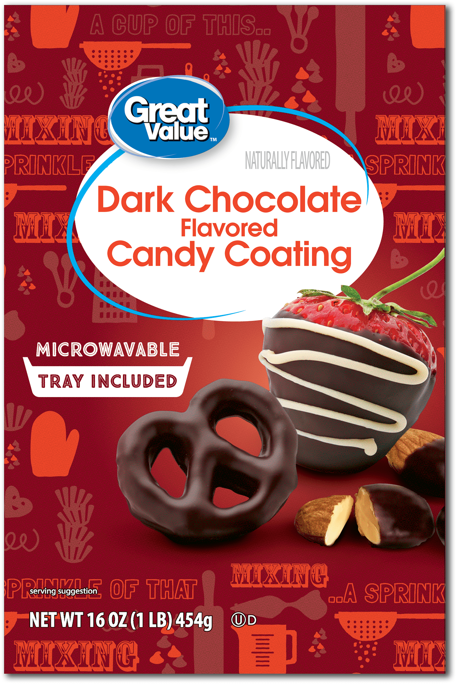 Great Value Dark Chocolate Flavored Candy Coating, 16 oz