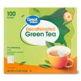 thumbnail image 1 of Great Value Decaffeinated Green Tea Bags, 100 Count, 1 of 7